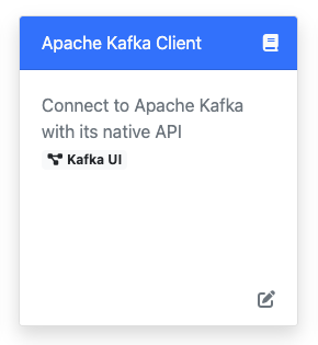 Kafka Dev UI link